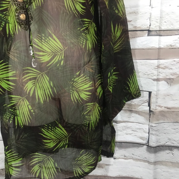 Women’s beach coverup size M embroidered beads - Picture 5 of 8